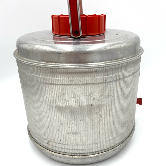 Vintage Thermos Featherflite Poloron Serving with Swing Handle Dent. - Picture 11 of 13